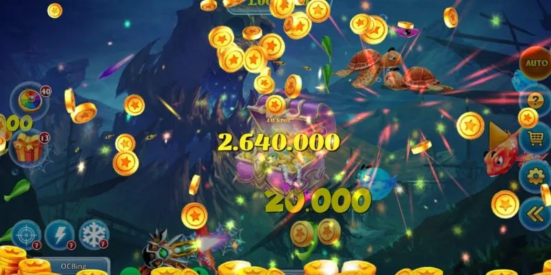 Tìm hiểu tuyệt chiêu săn được nhiều cá lớn trong bắn cá hải tặc