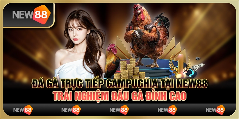 Đá Gà trực tiếp Campuchia tại New88 - Trải nghiệm đấu gà đỉnh cao