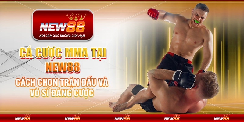 Cá cược MMA tại New88 - Cách chọn trận đấu và võ sĩ đáng cược
