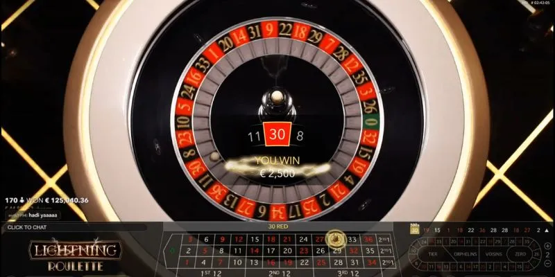 Điểm khác biệt giữa Lightning Roulette với các trò chơi roulette khác