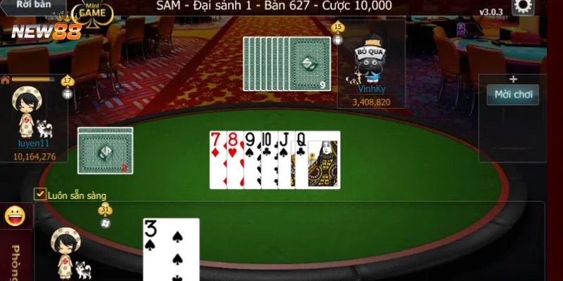 Điểm khác biệt giữa bài Sâm với các game bài khác