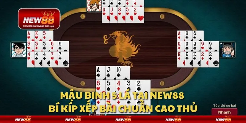 Mậu binh 5 lá tại New88 - Bí kíp xếp bài chuẩn cao thủ
