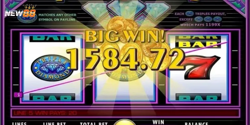 Thủ thuật chơi Triple Diamond thắng cực dễ