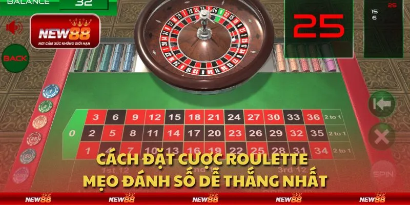 Cách đặt cược roulette - Mẹo đánh số dễ thắng nhất