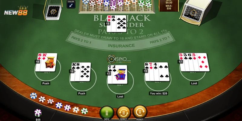 Cách chơi blackjack chuẩn dễ thắng