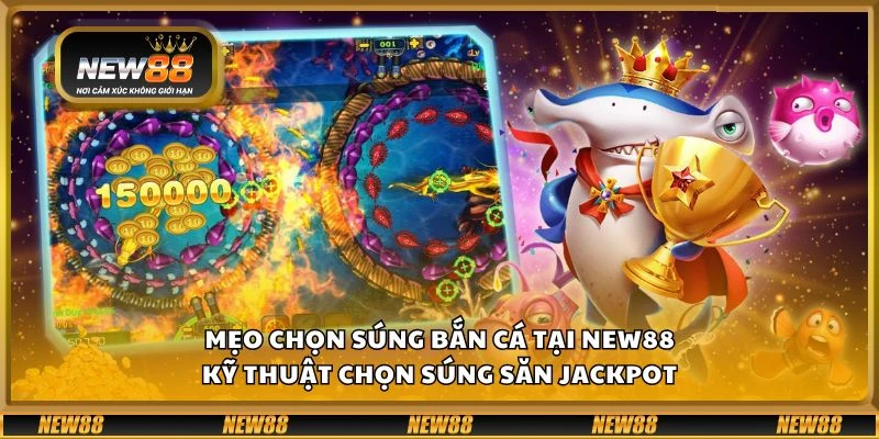 Mẹo chọn súng bắn cá tại new88 - Kỹ thuật chọn súng săn jackpot