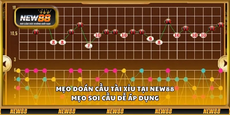 Mẹo đoán cầu tài xỉu tại New88 – Mẹo soi cầu dễ áp dụng