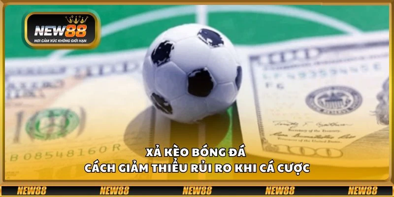 Xả kèo bóng đá - Cách giảm thiểu rủi ro khi cá cược